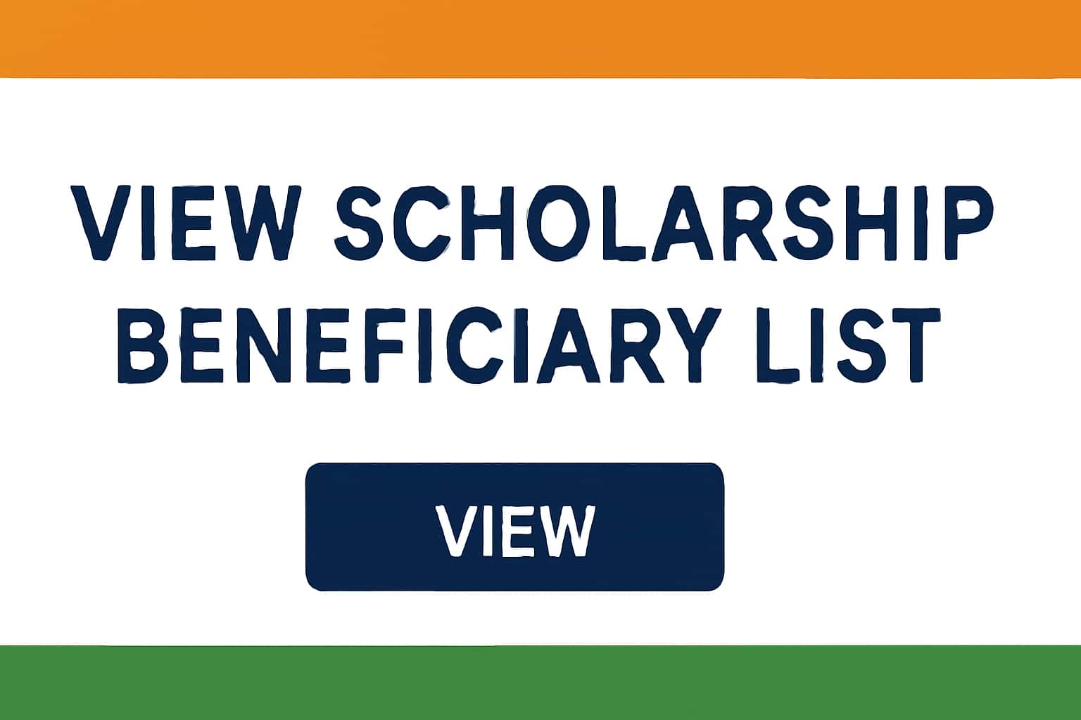 View Scholarship Beneficiary List